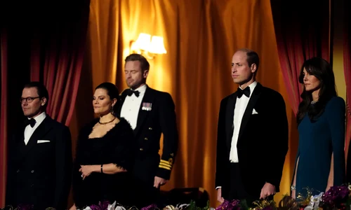 William, Prinț de Wales, Kate, Victoria a Suediei și Daniel, Getty jpg