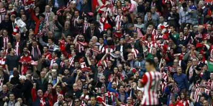 Bucuria fanilor basci, după reuşita lui Aduriz. FOTO www.athletic-club.eus