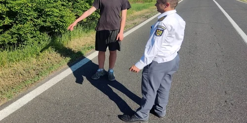 Minor oprit la frontieră, după ce a incercat să intre ilegal în România jpg