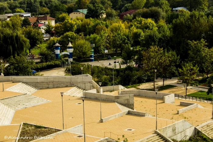 Zona destinată copiilor din parcul Dumbrava, modernizată Foto:Alexandru Botezatu