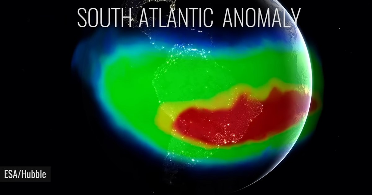 Anomalia Atlanticului de Sud afectează sateliții
