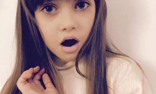 Mikaela, fiica Iuliei și a lui Mihai Albu jpeg