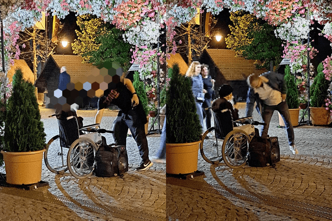 „Cerșetorul cu Lexus” din Iași a strâns 9.147 de lei în opt ore! Poliția Locală i-a confiscat banii