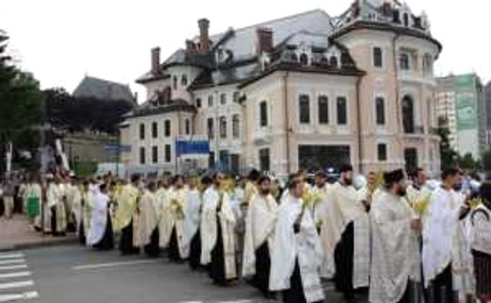 Soborul a fost format din zeci de preoți din oraș