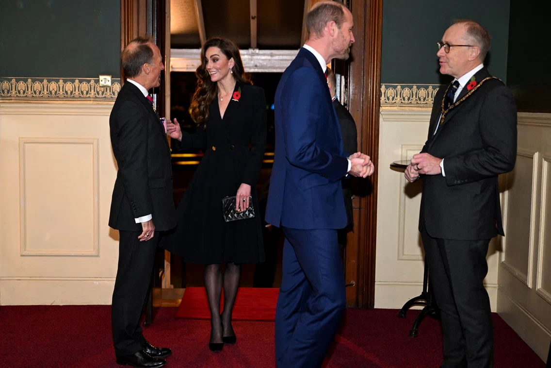 Kate Middleteon și Prințul William la Ziua Comemorării