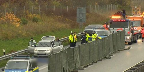 o femeie injunghiata gasita pe autostrada in Germania foto NDR