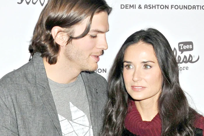 A divorţat  recent de  Ashton Kutcher