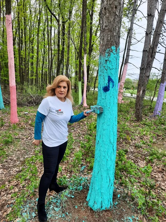 Liana Stanciu s-a bucurat de călătoria la Râmnicu Vâlcea / foto: Click!