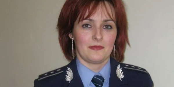Inspectorul principal de poliţie Gabriela Rusinoiu, ofiţerul pentru relaţii internaţionale al poliţiei brăilene