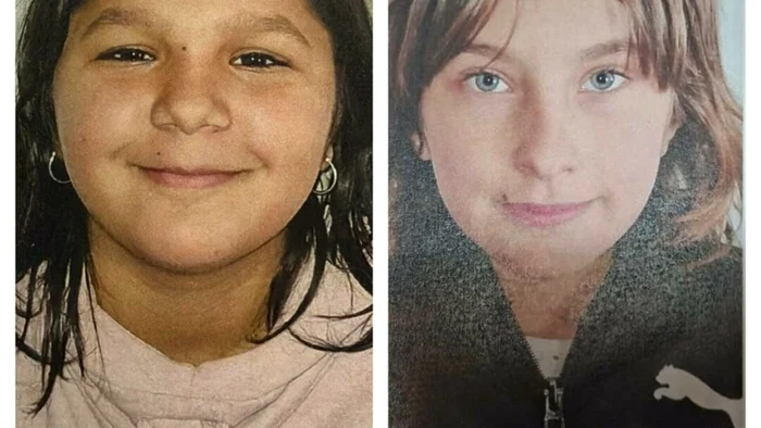 Ele sunt cele două fete dispărute / foto: Politia Romana