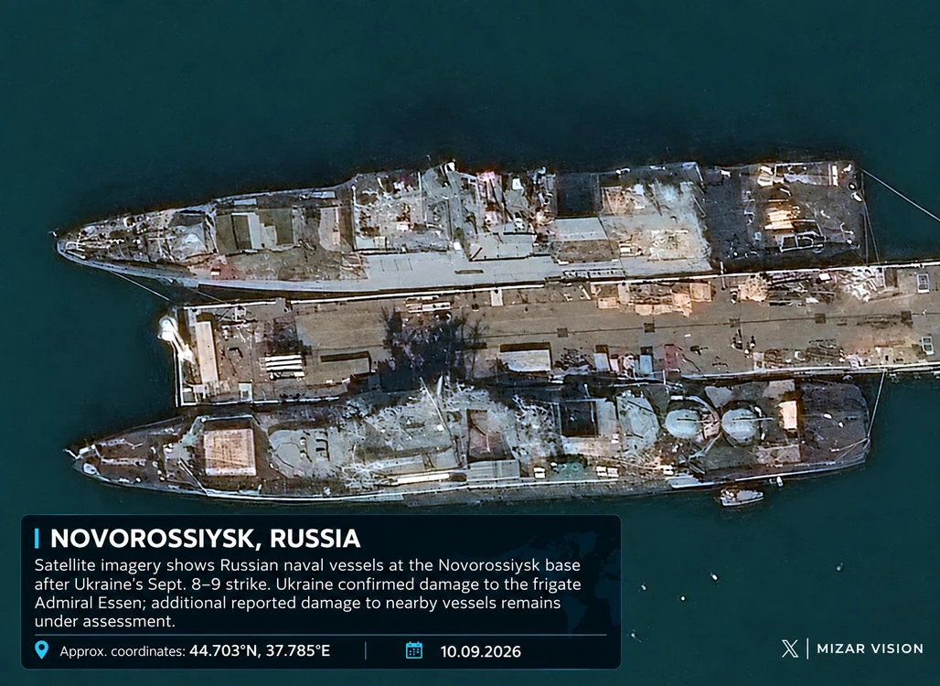 Nave atacate cu drone