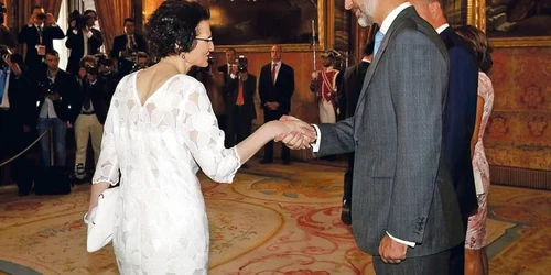 Silvia Marcu si regele Spaniei jpeg