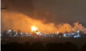Atac cu drone aerodromul saki Crimeea FOTO Captură jpg