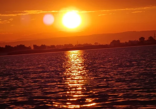 GALATI Apus de soare pe Lacul Movileni 2 FOTO Costel Crângan jpg