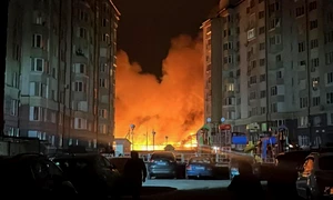 Rusia a lansat un atac masiv cu drone și rachete asupra ucrainei foto epa efe jpg