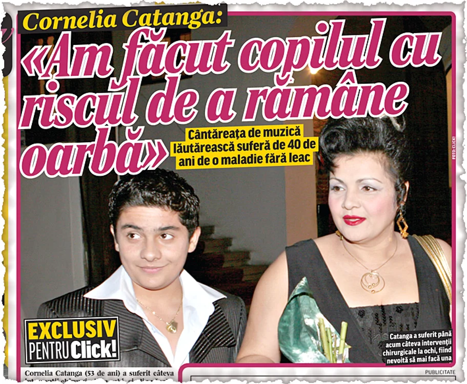 Click! a scris  adesea  despre drama  Corneliei 