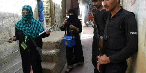 Centru de vaccinare din Pakistan FOTO AFP