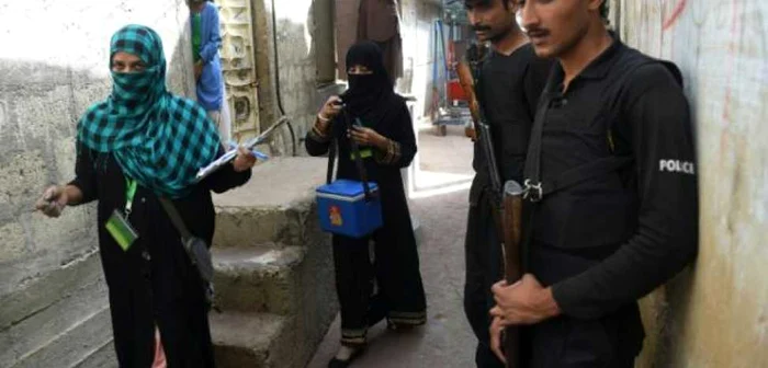 Centru de vaccinare din Pakistan FOTO AFP