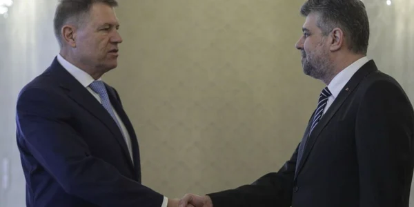 klaus Iohannis-marcel ciolacu . FOTO Inquam Photos/Octav Ganea