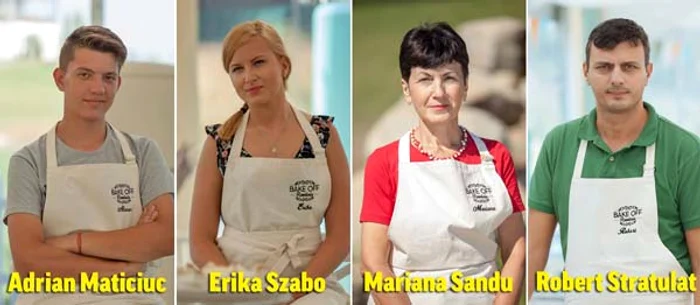 Ei sunt primii 4 concurenţi de la ''Bake off România''
