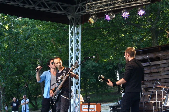 Muzica rock a atras bistriţenii în pădurea-parc Schullerwald FOTO: Bianca Sara