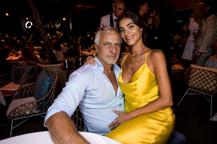 David Ginola și iubita sa, Maeva Denat FOTO Profimedia