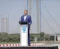 Inaugurarea podului suspendat peste Dunare construit in zona Braila, 6 iulie 2023 FOTO Inquam Photos/George Călin