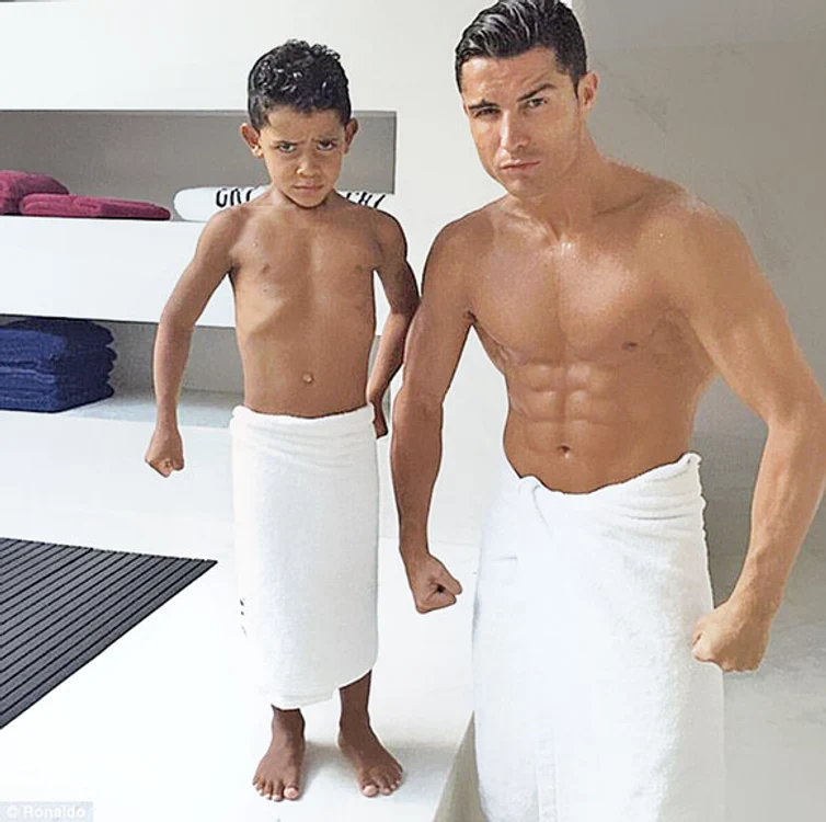 Cristiano Ronaldo şi fiul său