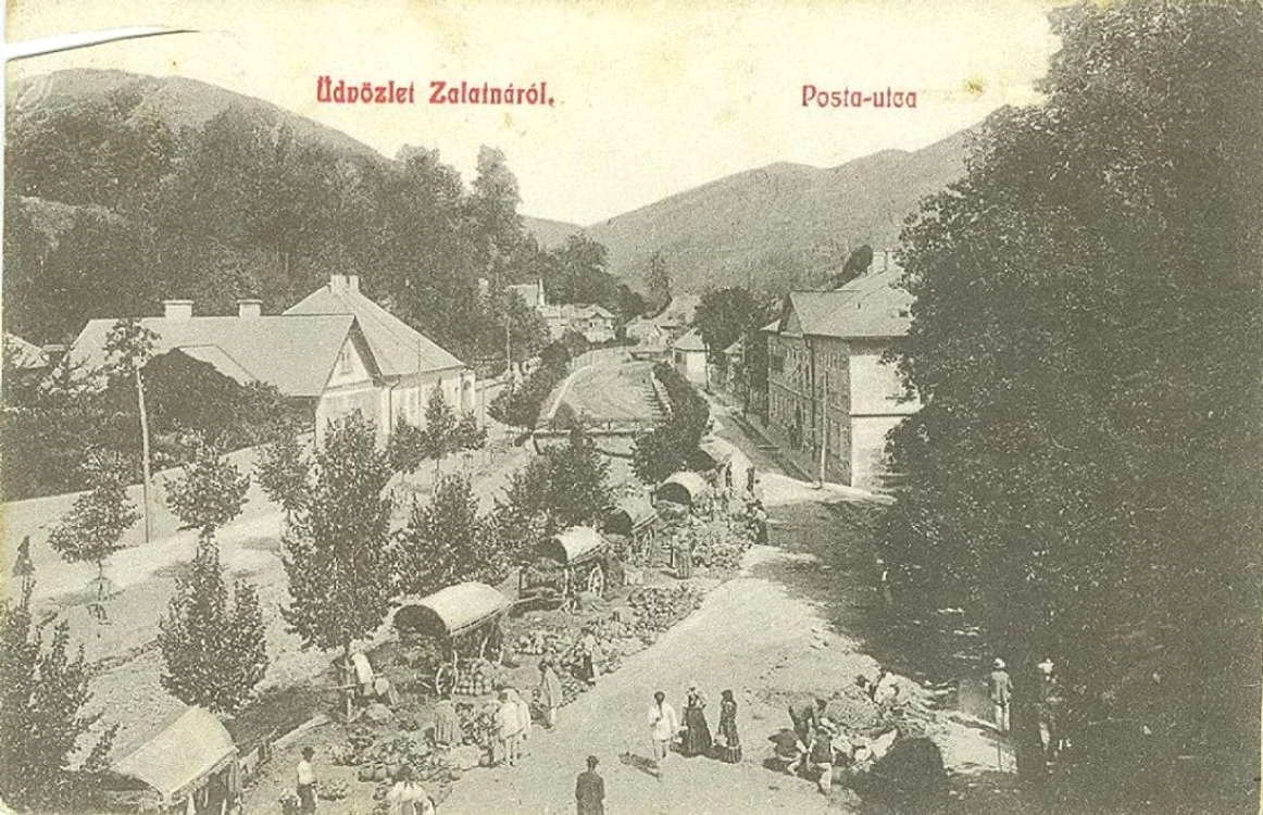 Târg din Munţii Apuseni, la Zlatna, la începutul anilor 1900/Sursa foto Arhivele Naţionale Alba