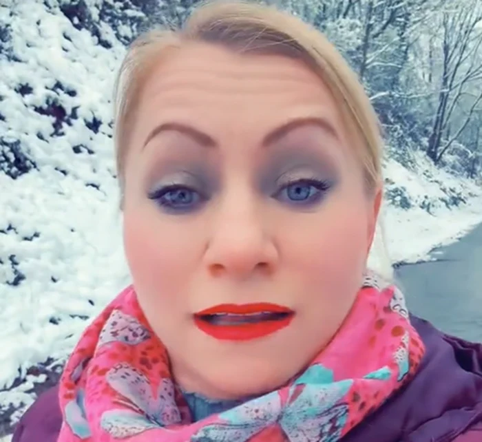 Românca a vorbit despre situația ei pe TikTok / foto: TikTok