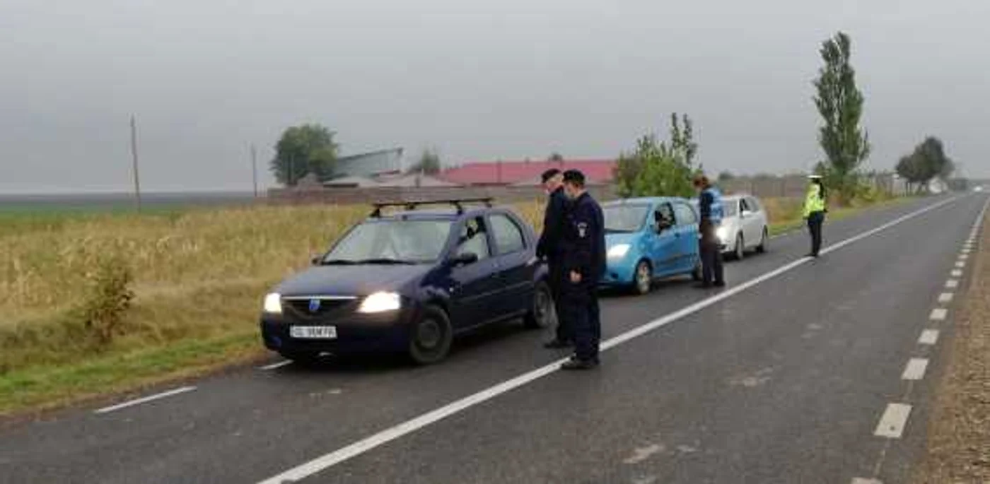 Filtru la intrarea în localitatea Iveşti Foto: IJJ Galaţi
