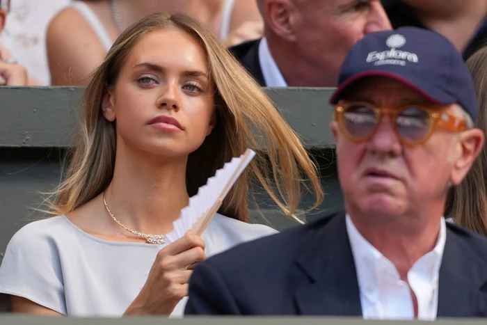 Laila Hasanovic în tribune la Wimbledon (FOTO: Profimedia)
