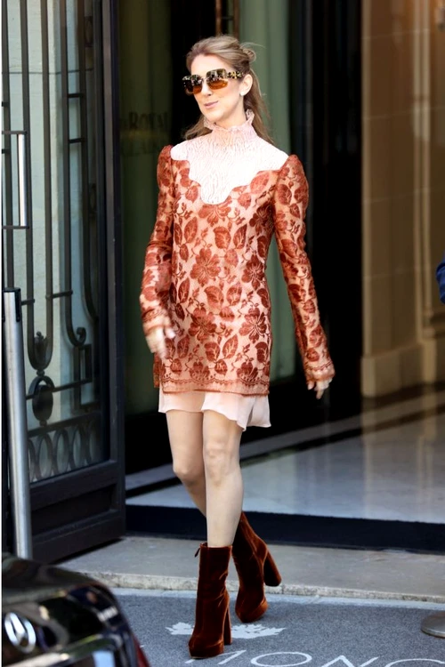 L'hôtel Royal Monceau remercie Céline Dion pour son séjour avec un énorme bouquet de ballons jpeg