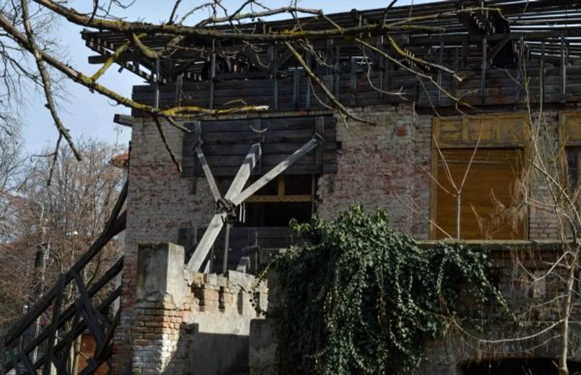 Casa Muhle a ajuns o ruină