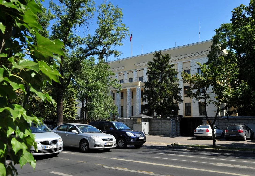 Ambasada Rusiei la București Foto: Facebook