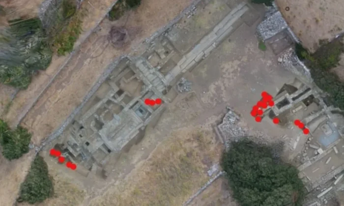 The sampling sites of the slags inside the agora of Palaeopolis 1280x640 webp
