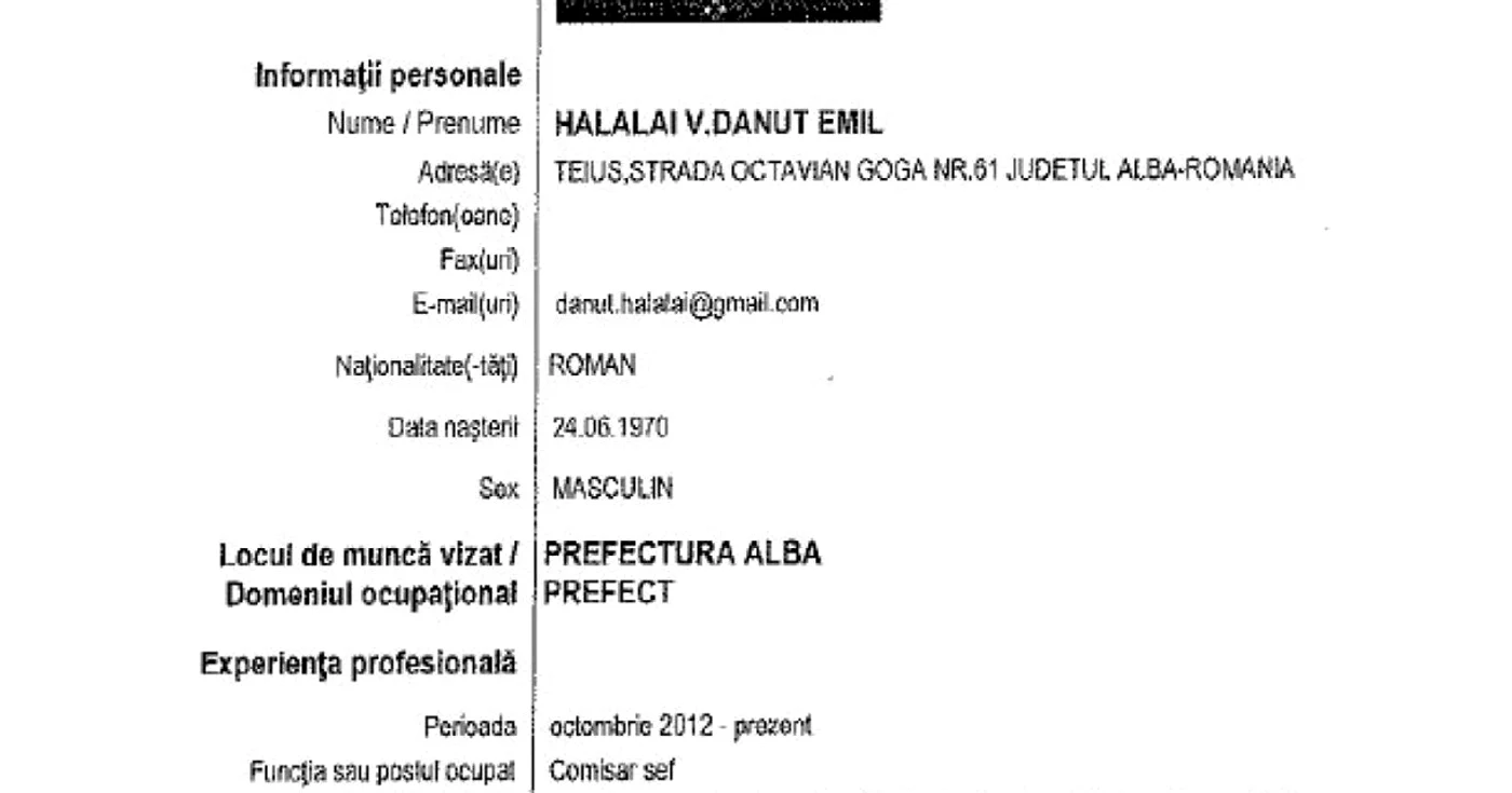cv prefect alba