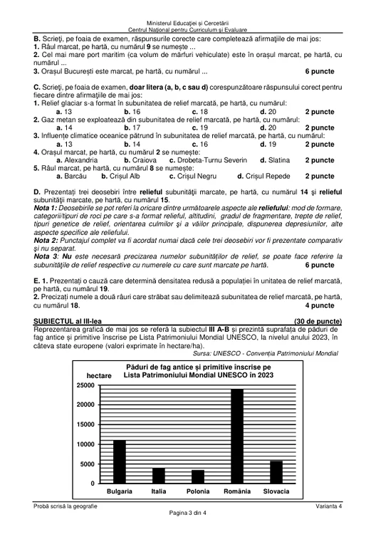 Bacalaureat 2025 - sesiunea de toamnă. Elevii au susținut proba la alegere a profilului. Subiecte și bareme de corectare 43 image