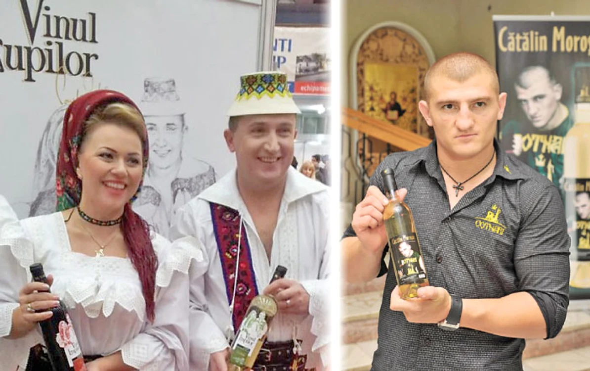 Cornelia şi Lupu Rednic promovează “Vinul Lupilor”. Cătălin Moroşanu preferă vinul alb de Cotnari