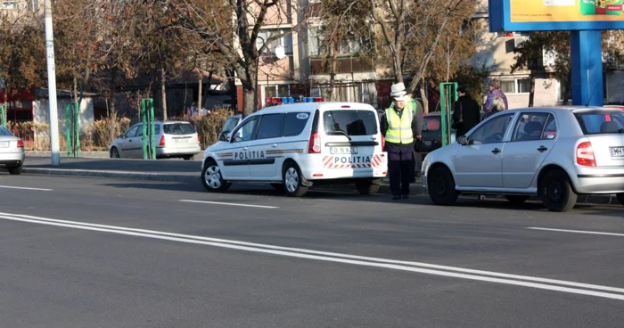 Şoferul a fost surprins la volanul unei maşini neînmatriculate. Foto Arhivă