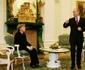 Preşedintele rus Vladimir Putin şi cancelarul german Angela Merkel în timpul unei întâlniri la Kremlin Moscova în ianuarie 2006 FOTO AP