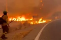  Incendiu de vegetația în Spania, Almería FOTO AFP