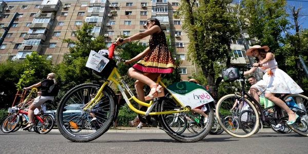 SkirtBike 2014 Bucureşti FOTO Mediafax