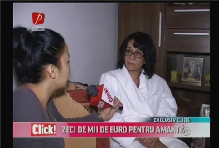 Elena Ploieşteanu a vorbit cu reporterul emisiunii Click!