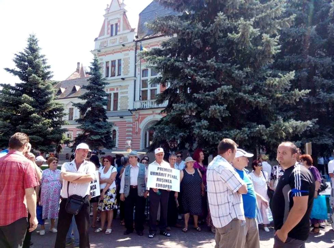 miting hunedoara
