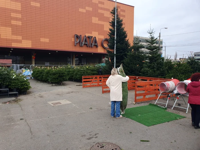 Primii clienți au sosit la vânzătorii de brazi din Obor