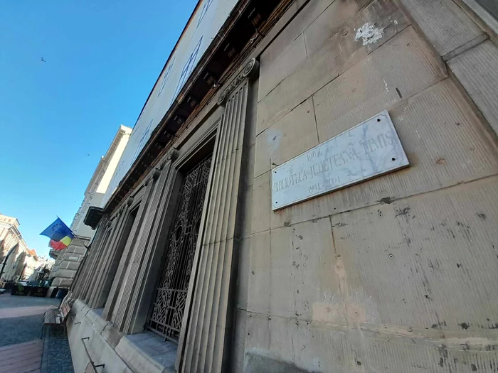 Biblioteca Județeană Timiș FOTO Ștefan Both