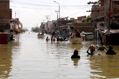 Inundații în Pakistan FOTO EPA-EFE