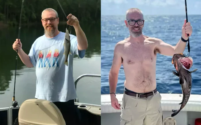 Jeff, americanul care a slabit 70 de kilograme Foto Buisness Insider