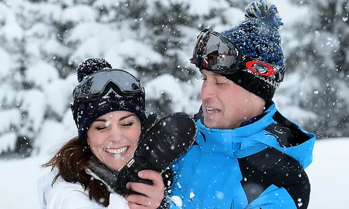 The Duke & Duchess of Cambridge, Prince George & Princess Charlotte go skiing jpeg